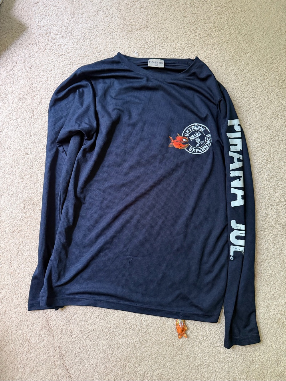 Piranha Joe Men's Navy Long-Sleeve Swim Rash Guard